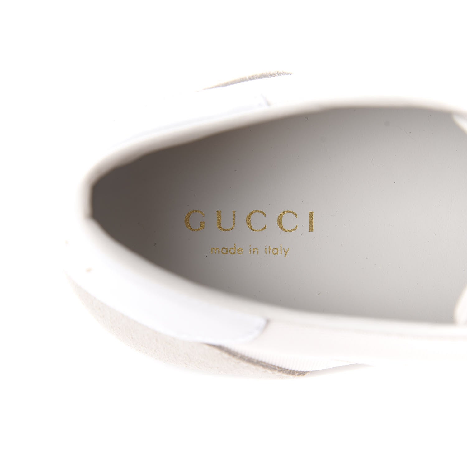 Gucci Suede Rainbow Womens G74 Sneakers 37 White 7 of 9