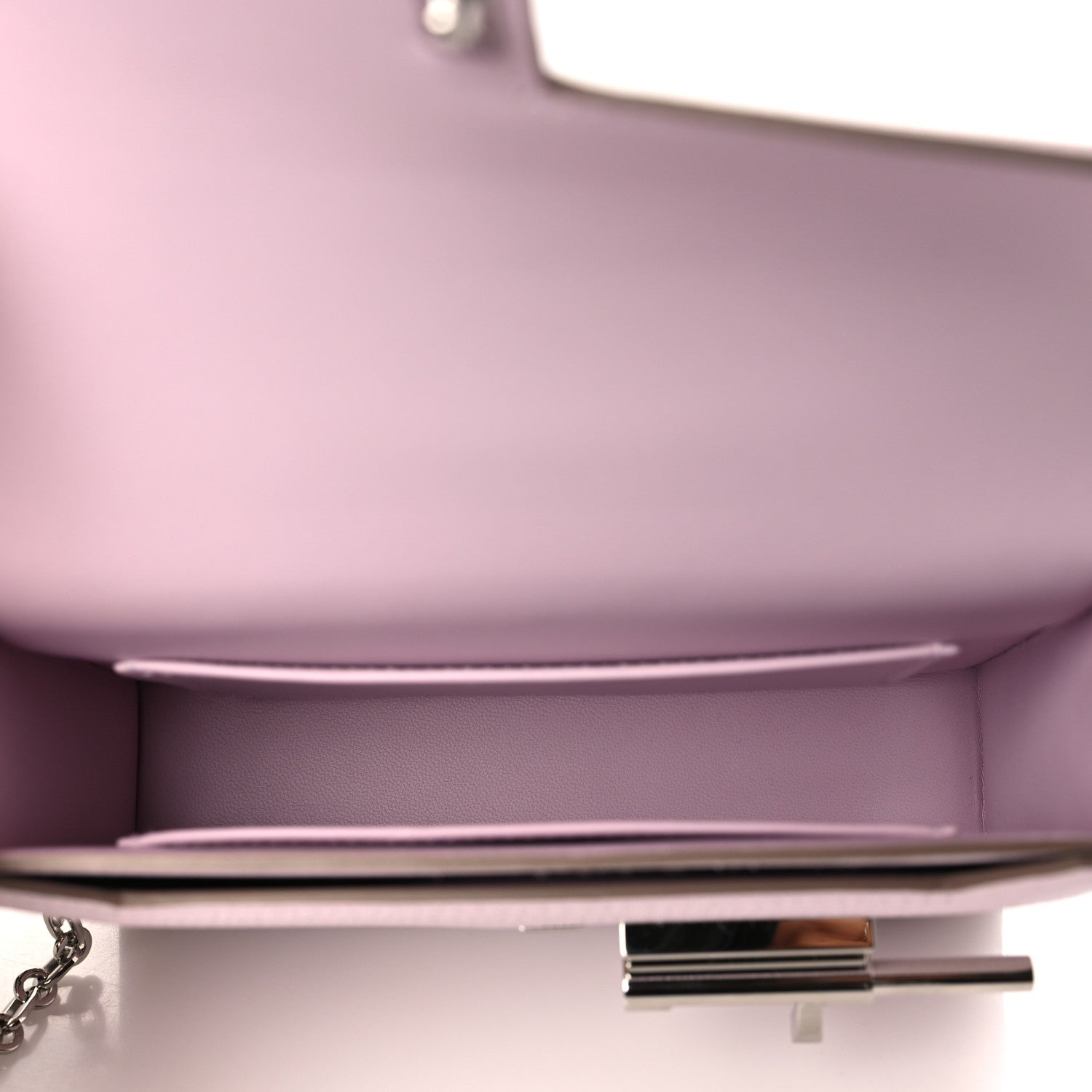 Hermes Chevre Chamkila Mini Verrou Chaine Bag Mauve Pale 5 of 10