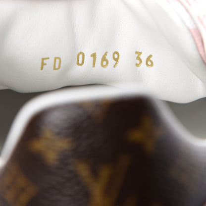 Louis Vuitton Monogram Giant Time Out Sneakers 36 Rose 10 of 11