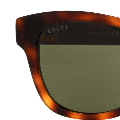 Gucci Acetate Square Sunglasses GG0044SA Tortoise 9 of 10