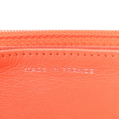 Chanel Caviar Quilted Boy Wallet On Chain WOC Orange 7 of 10
