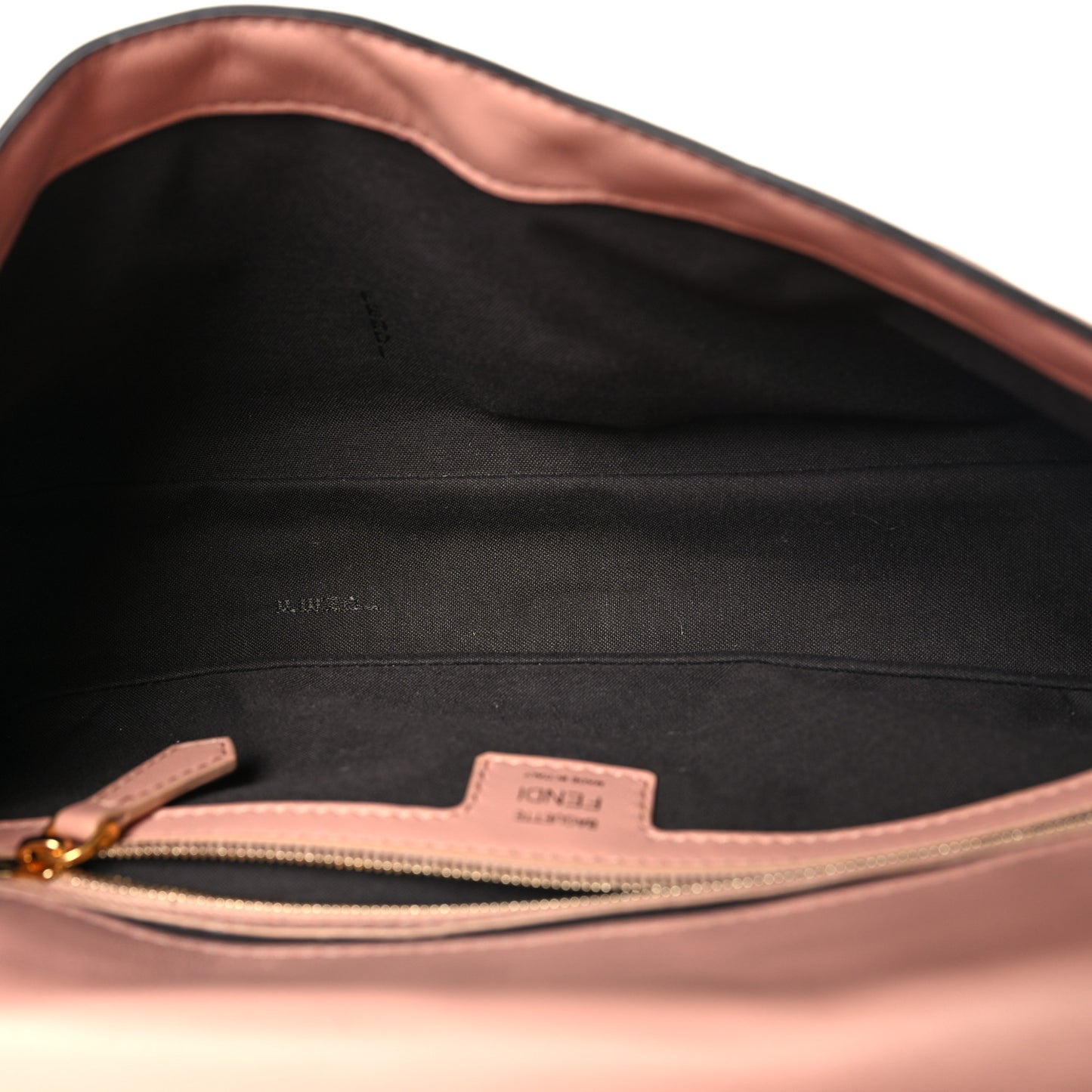 Nappa FF 1974 Embossed Baguette Rosa Bourbon