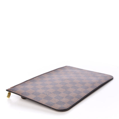 Louis Vuitton Damier Ebene Neverfull MM GM Pochette Rose Ballerine 3 of 8