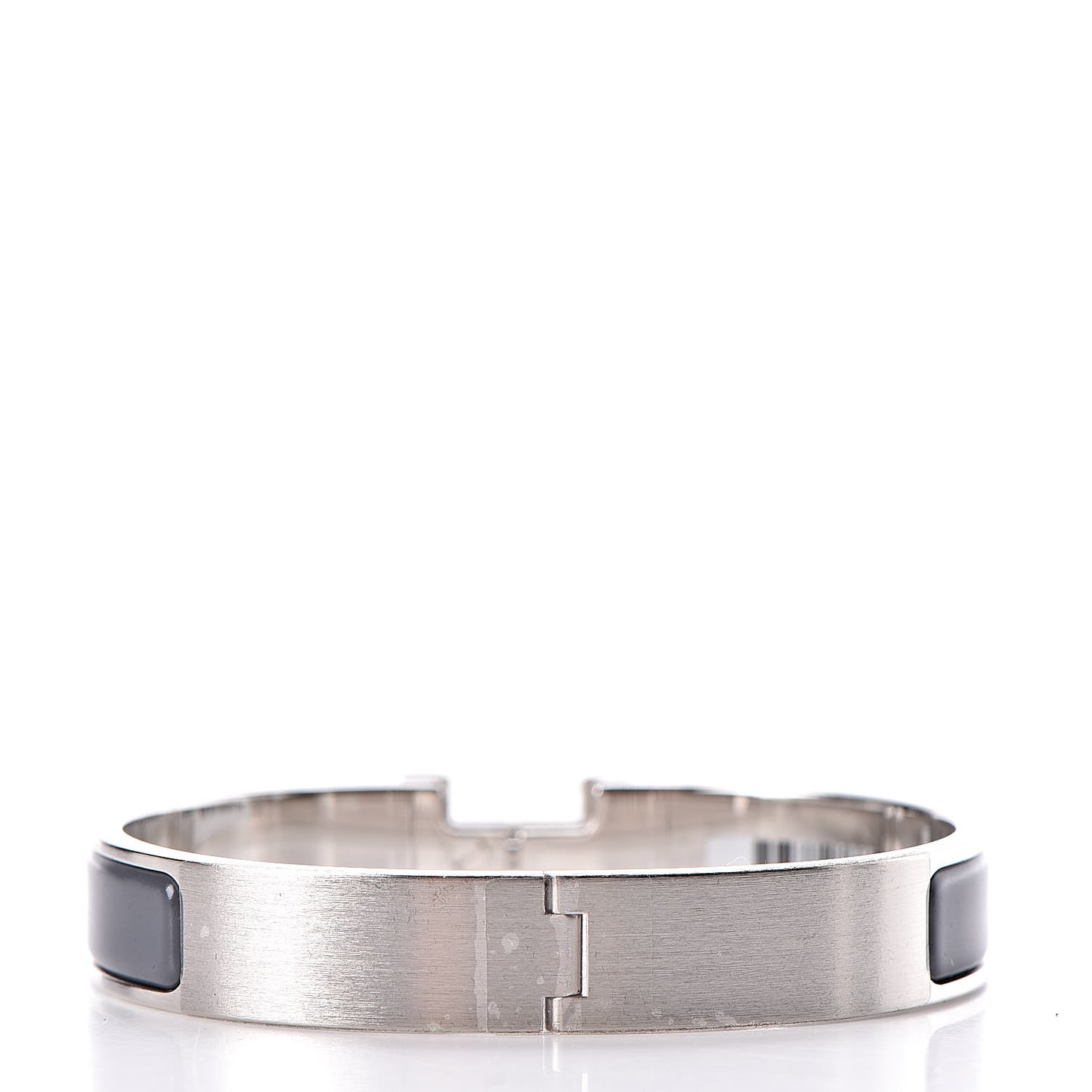 Matte Enamel Narrow Clic Clac HH Bracelet GM Ardoise