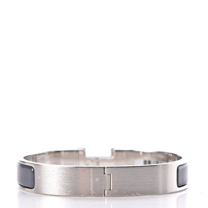 Hermes Matte Enamel Narrow Clic Clac HH Bracelet GM Ardoise 3 of 4