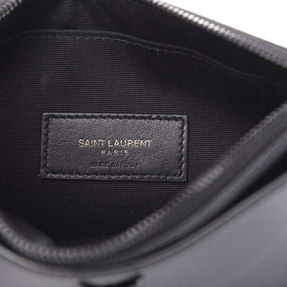 Saint Laurent Grain De Poudre Monogram Bill Pouch Black 6 of 9