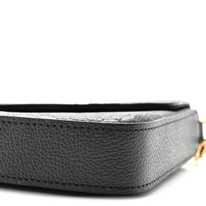 Louis Vuitton Empreinte Pochette Felicie Chain Wallet Black 9 of 9