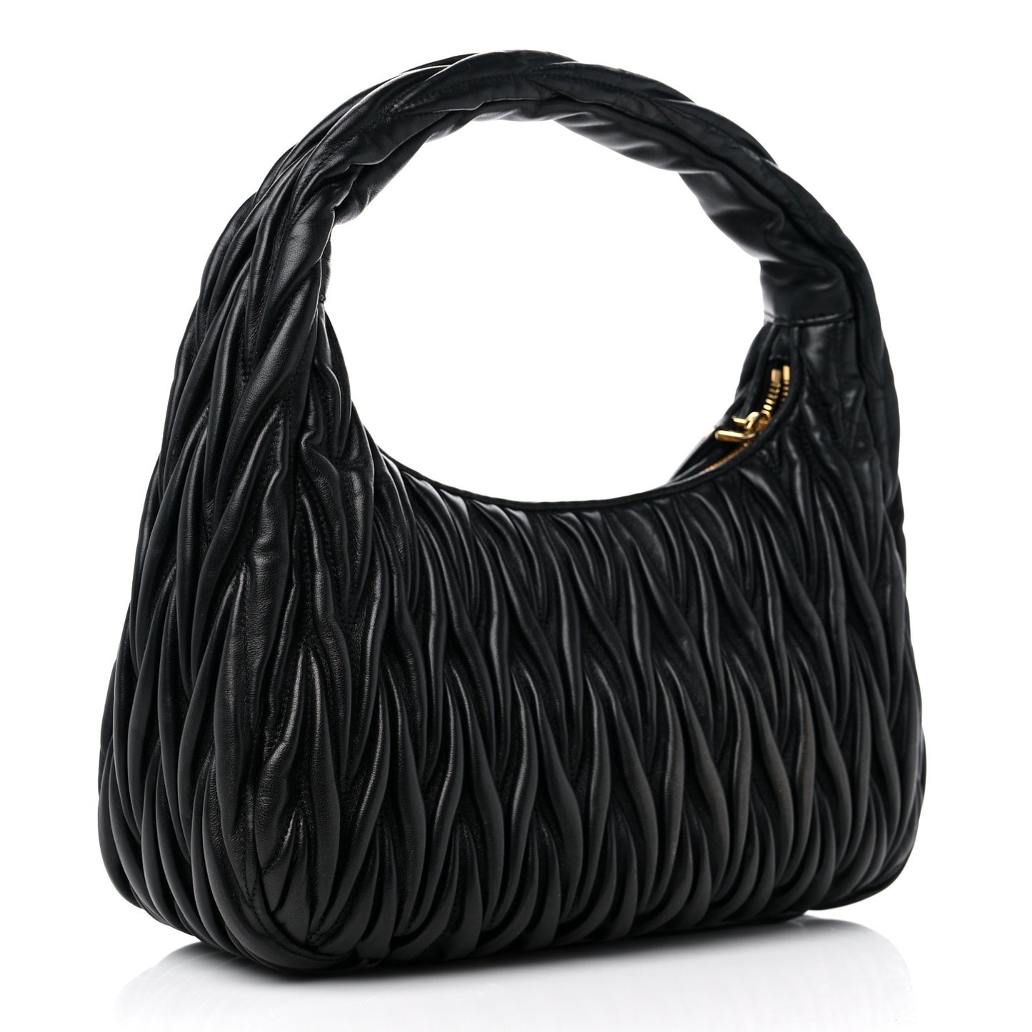 Nappa Matelasse Wander Large Hobo Black