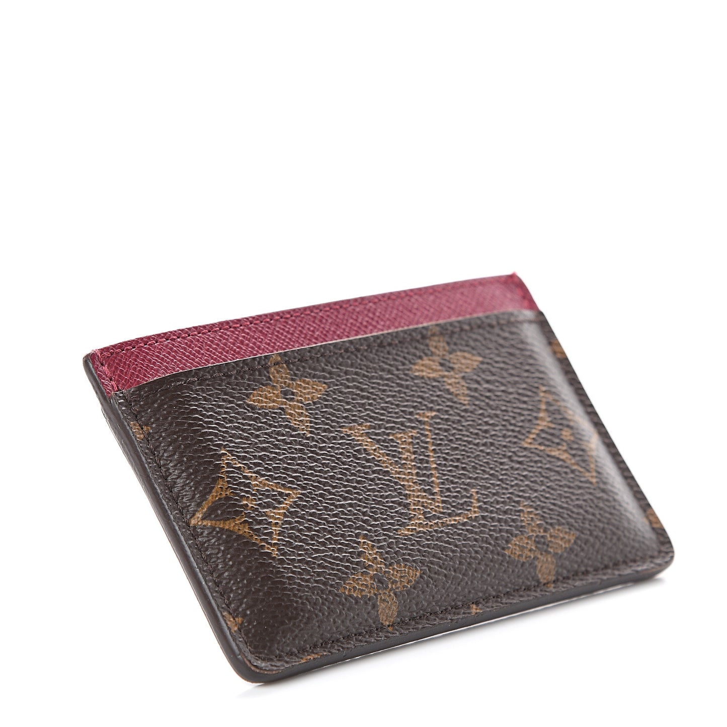 Monogram Card Holder Fuchsia