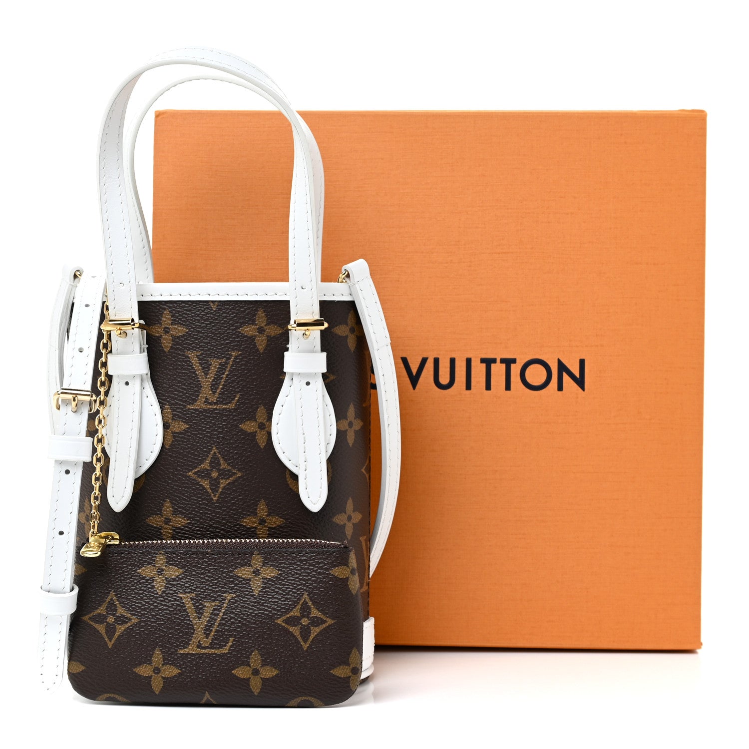 Louis Vuitton Monogram LV Match Nano Bucket Bag White 12 of 12