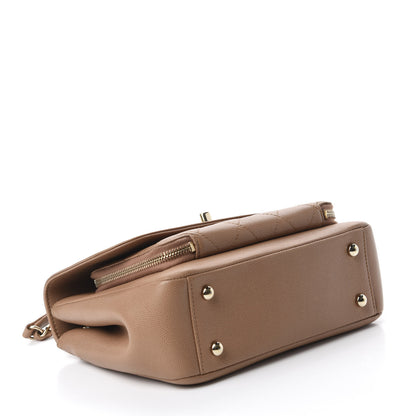 Chanel Caviar Quilted Medium Business Affinity Flap Camel 4 of 11