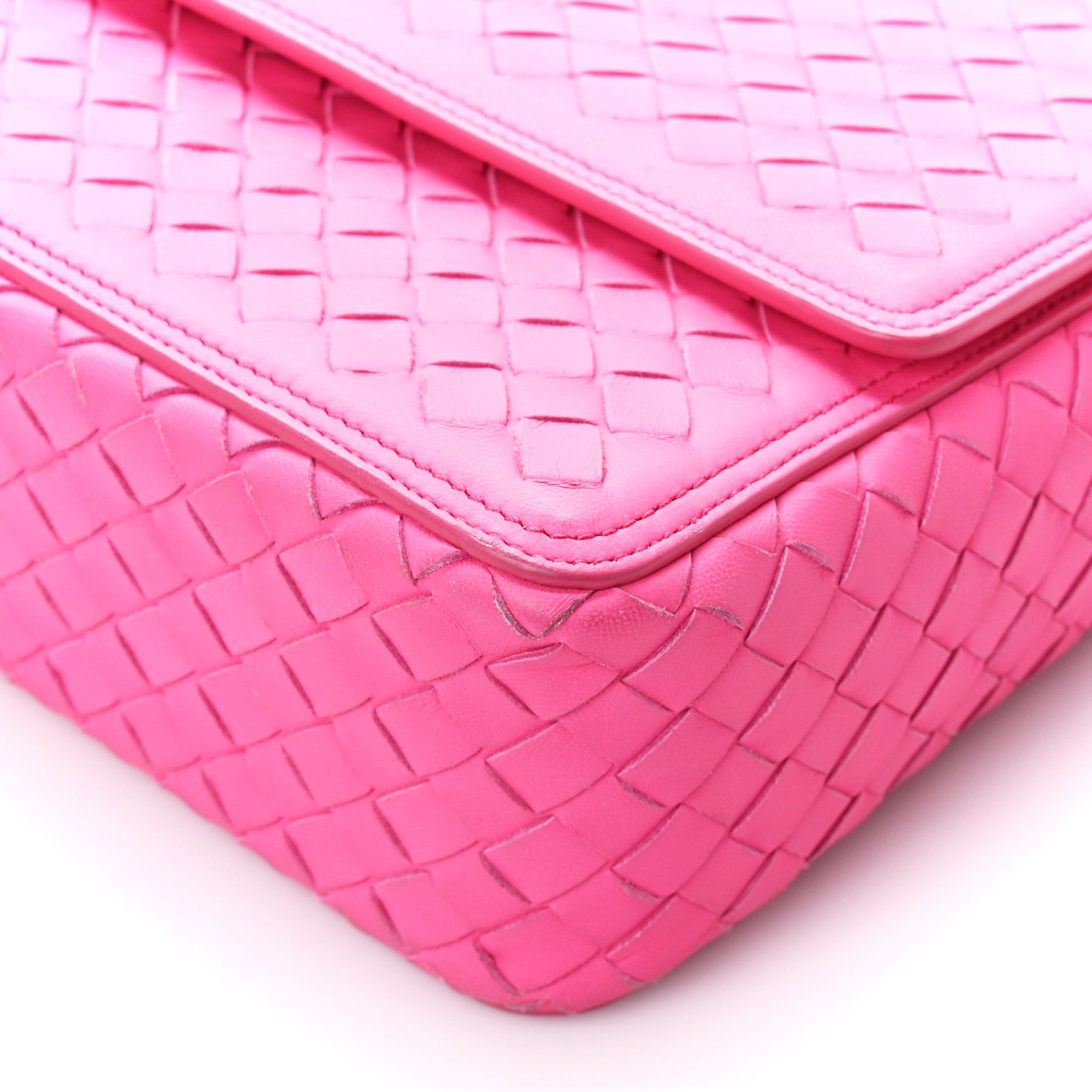 Bottega Veneta Nappa Intrecciato Alumna Bag Rosa Shock 14 of 18