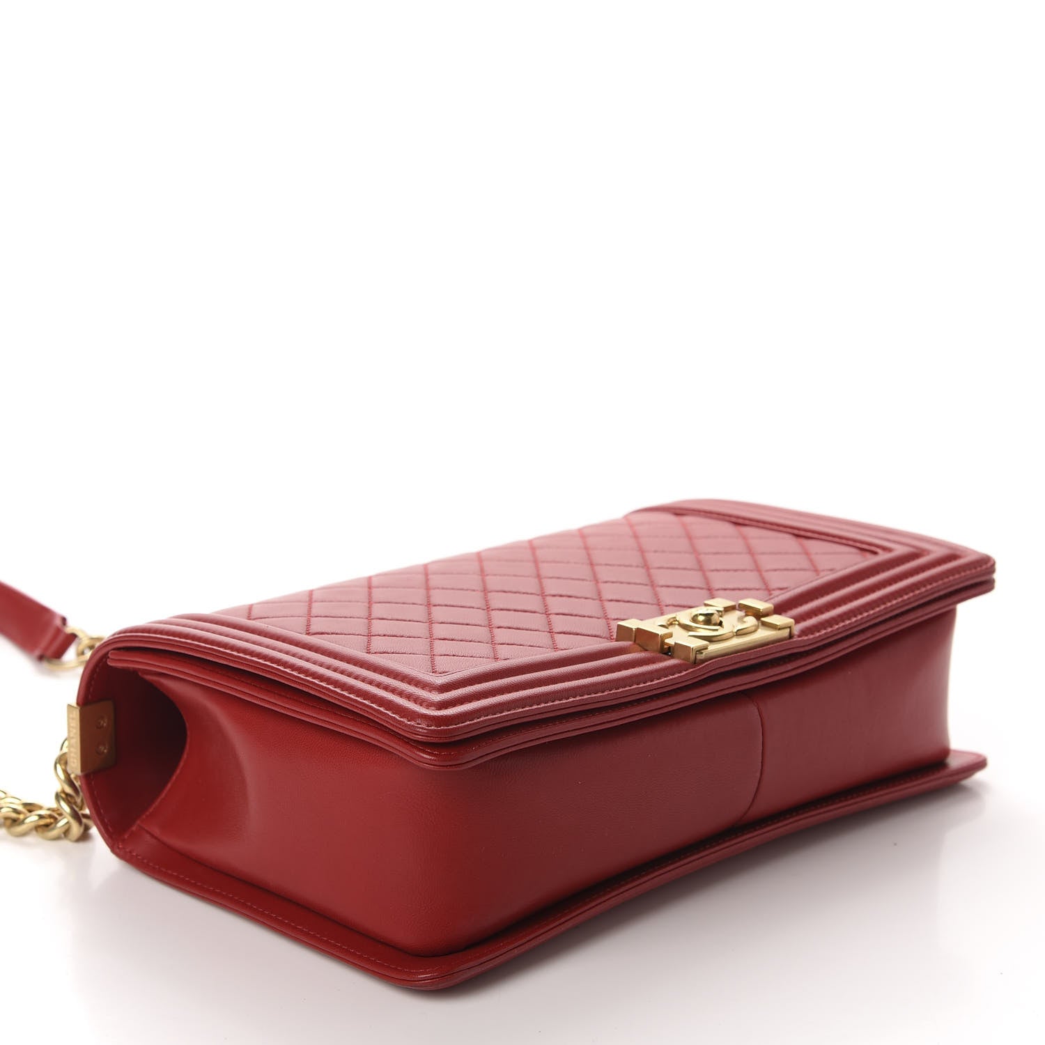 Chanel Lambskin Quilted New Medium Boy Flap Red 4 of 10