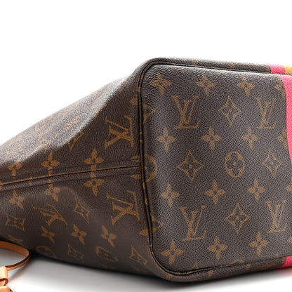 Louis Vuitton Monogram My LV Heritage Neverfull MM Fuchsia Yellow 7 of 10