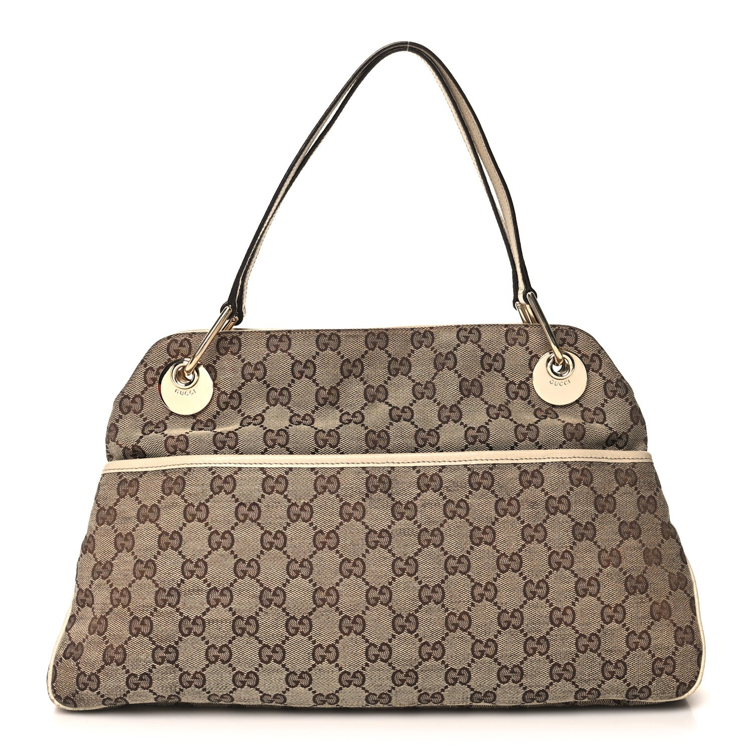 Gucci Monogram Medium Eclipse Shoulder Bag Off White 1 of 10