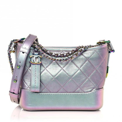 Chanel Iridescent Lambskin Calfskin Quilted Small Gabrielle Hobo Light Purple 1 of 16