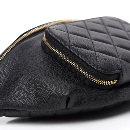 Chanel Caviar Quilted Business Affinity Waist Belt Bag Black 6 of 10