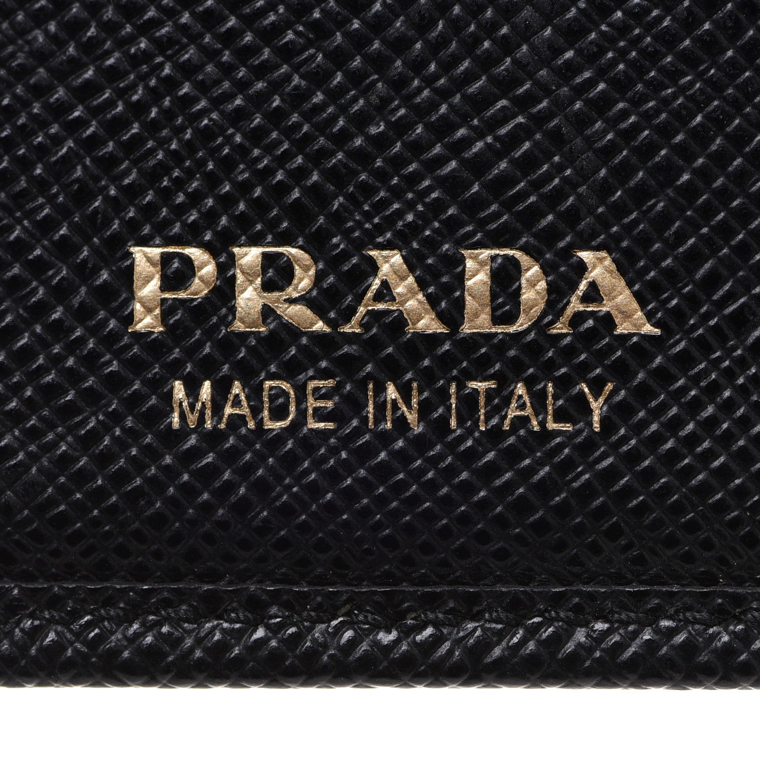 Prada Tessuto Nylon 6 Key Holder Black 6 of 12