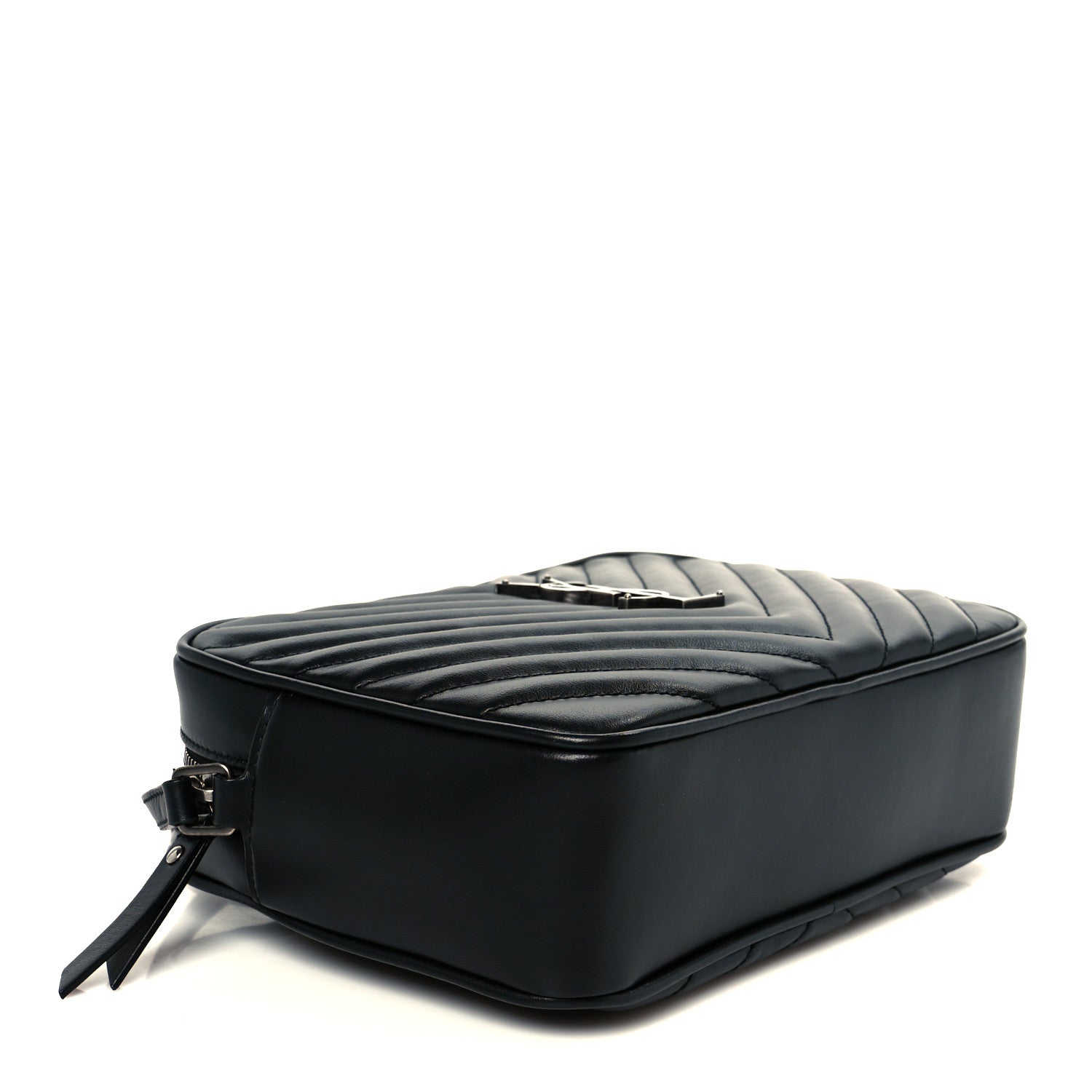 Saint Laurent Calfskin Matelasse Monogram Lou Camera Bag Black 4 of 10