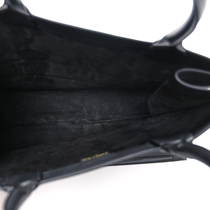 Christian Dior Calfskin Embossed Medium Book Tote Black 5 of 10
