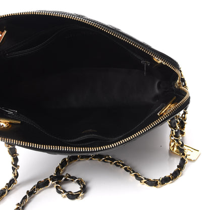 Chanel Lambskin Quilted Shoulder Bag Black 5 of 10