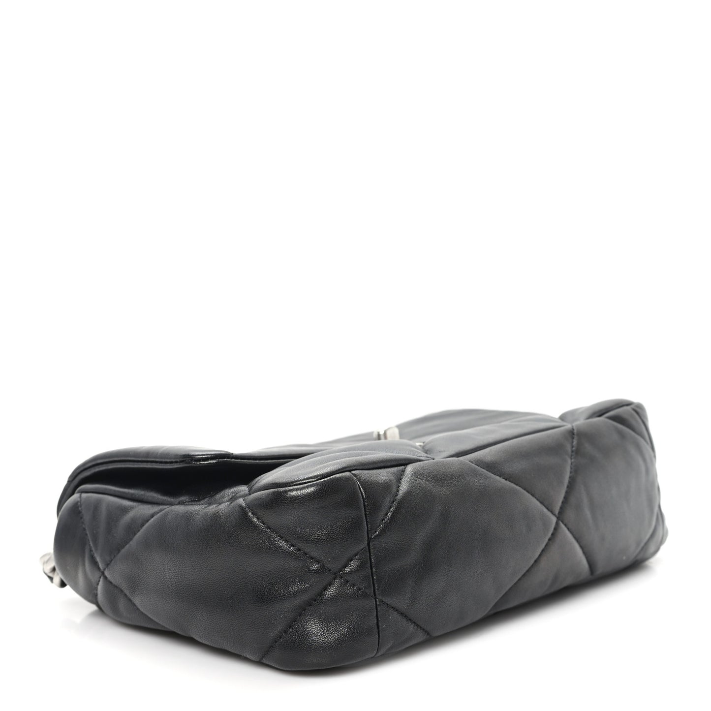 Lambskin Quilted Medium Chanel 19 Flap Black