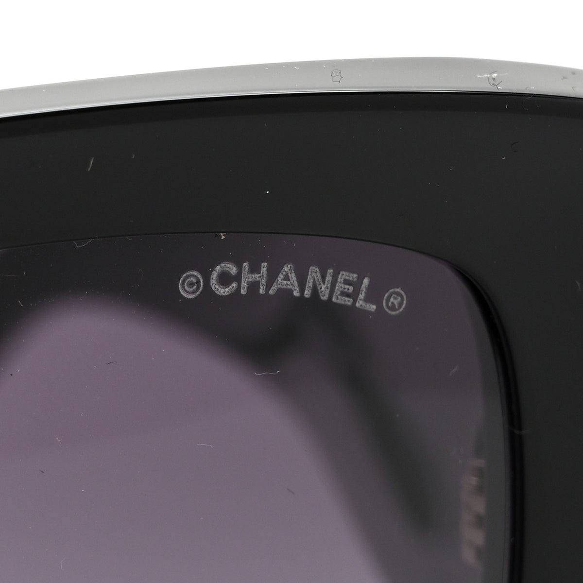 Chanel Acetate Rectangle Sunglasses 5435 Black 7 of 8