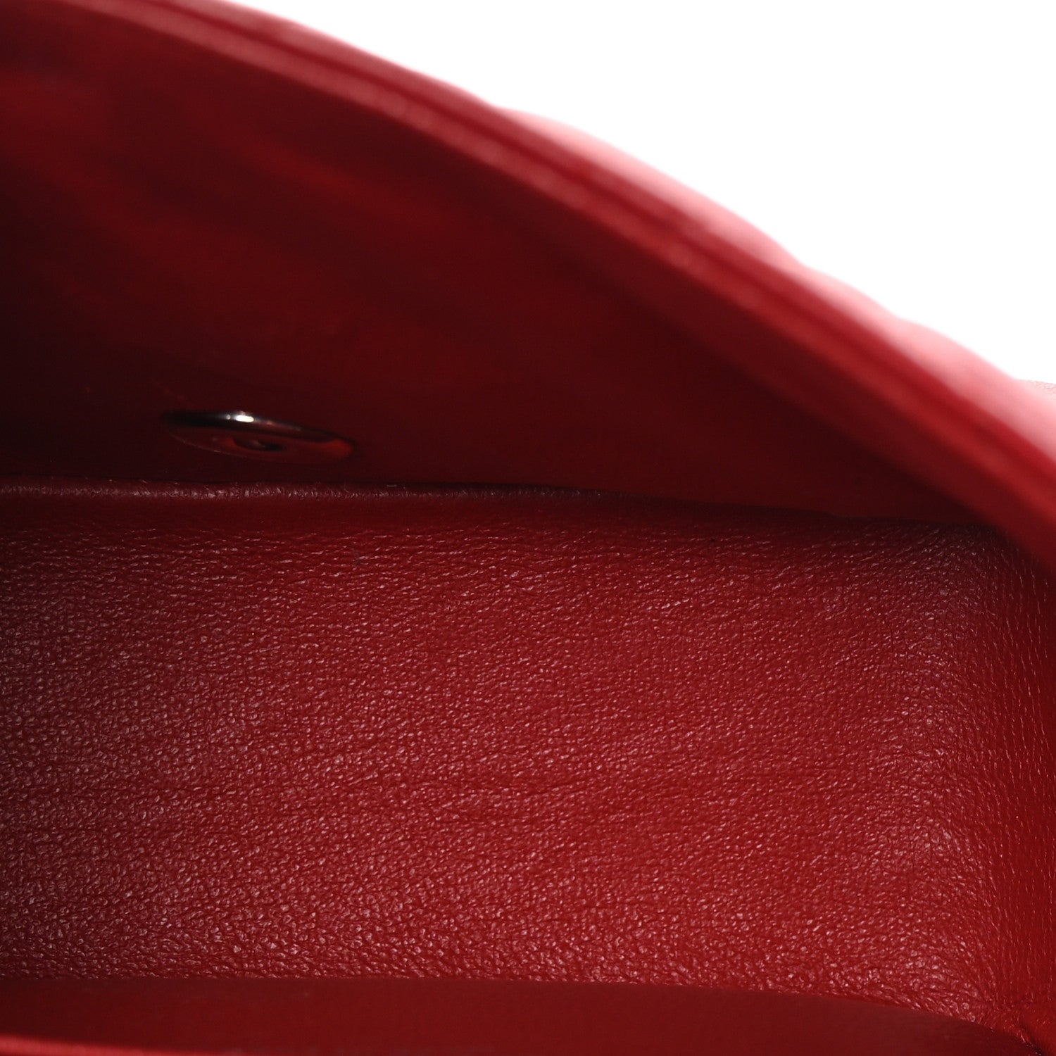 Chanel Lambskin Quilted Mini Square Flap Red 5 of 10
