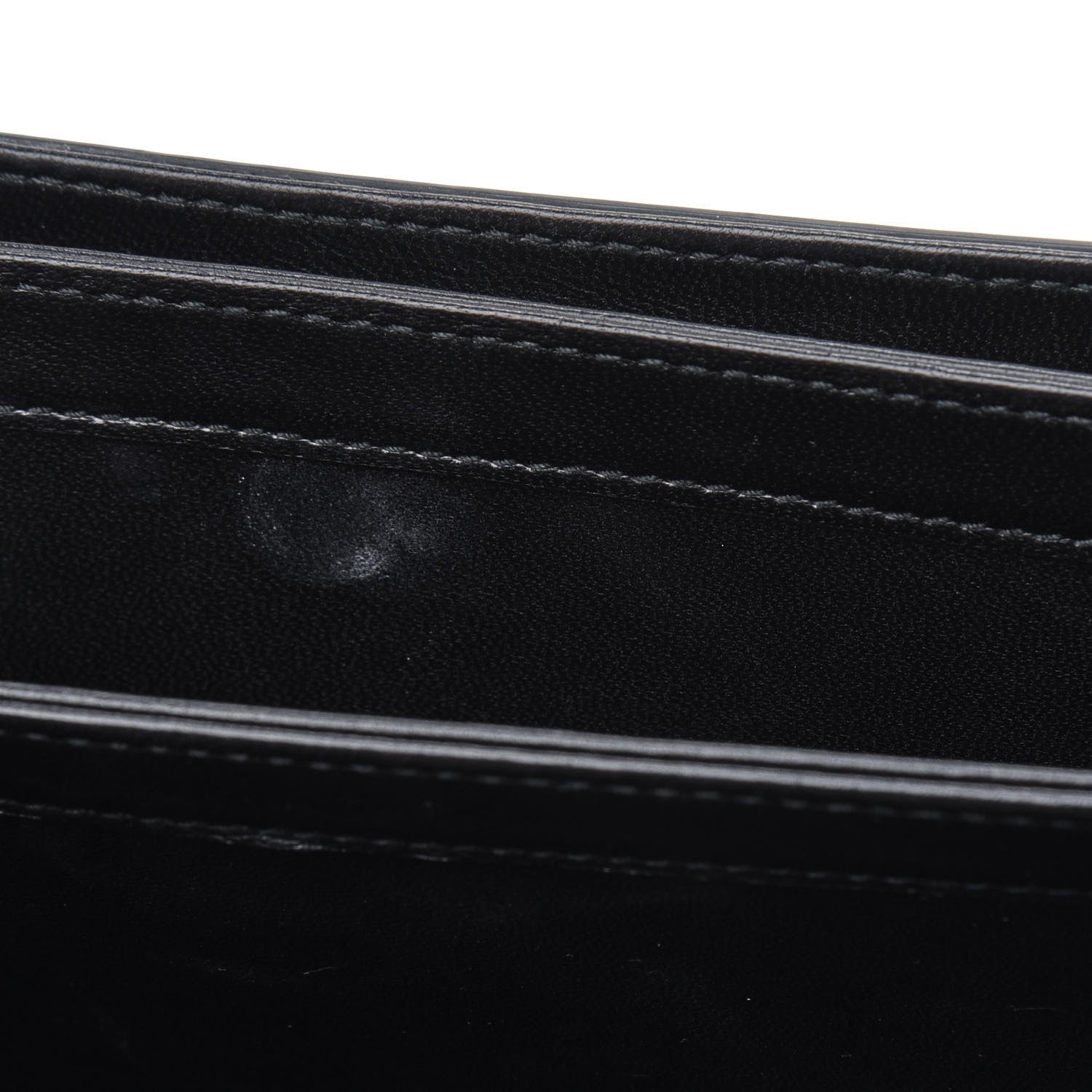 Christian Dior Lambskin Embroidered Tarot Pouch Clutch Black 5 of 6