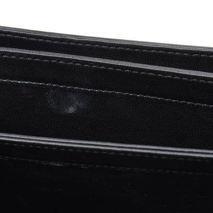 Christian Dior Lambskin Embroidered Tarot Pouch Clutch Black 5 of 6