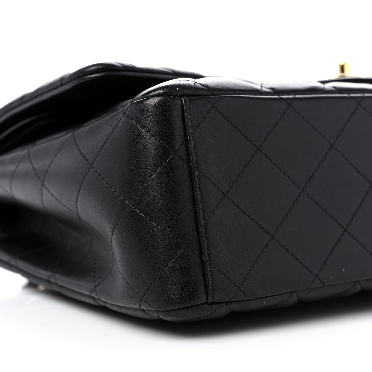 Chanel Lambskin Quilted Maxi Double Flap Black 8 of 9