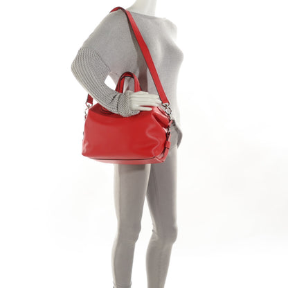 Givenchy Waxed Calfskin Small Nightingale Bright Red 2 of 10