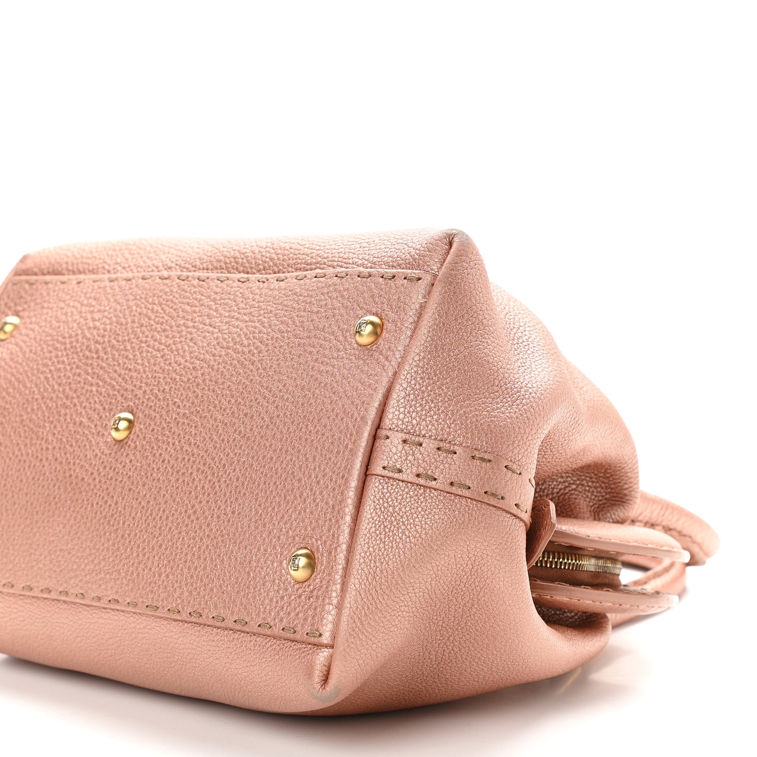 Fendi Cuoio Romano Selleria Adele 1328 Bag Bois de Rose 7 of 9