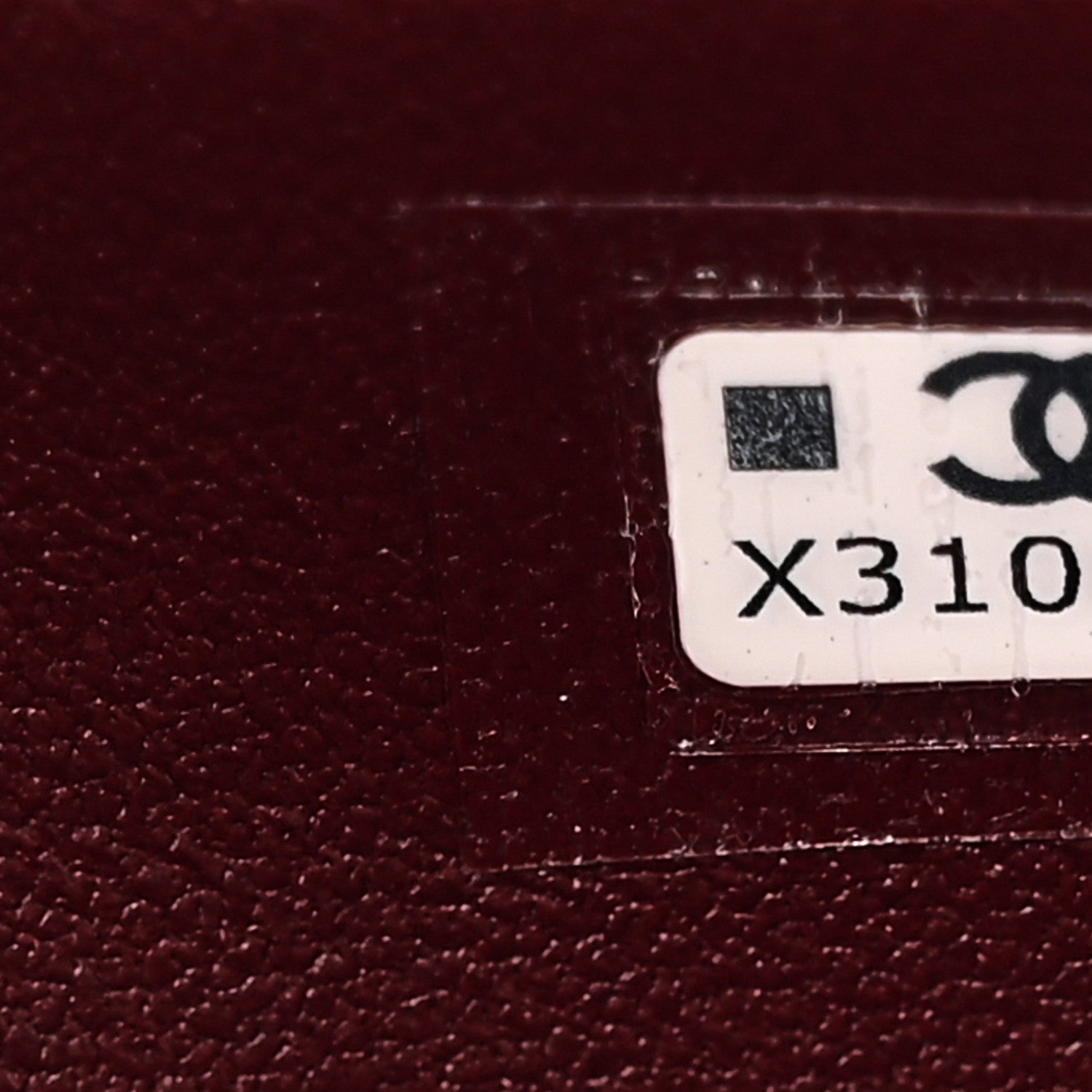 Chanel Calfskin Crocodile Embossed Crococo Top Handle Slim Vanity Case With Chain Dark Burgundy 7 of 11