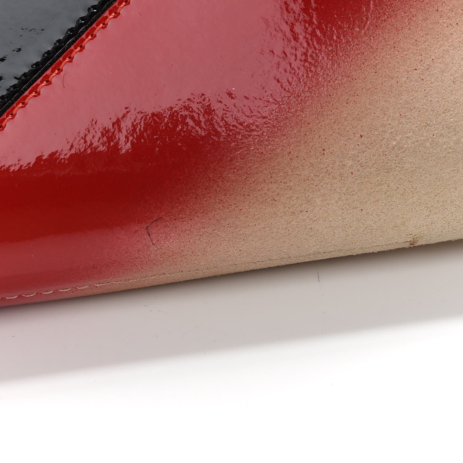 Fendi Suede Patent Gradient Marquetry Iconic Clutch Multicolor 10 of 11