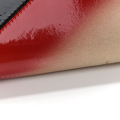 Fendi Suede Patent Gradient Marquetry Iconic Clutch Multicolor 10 of 11