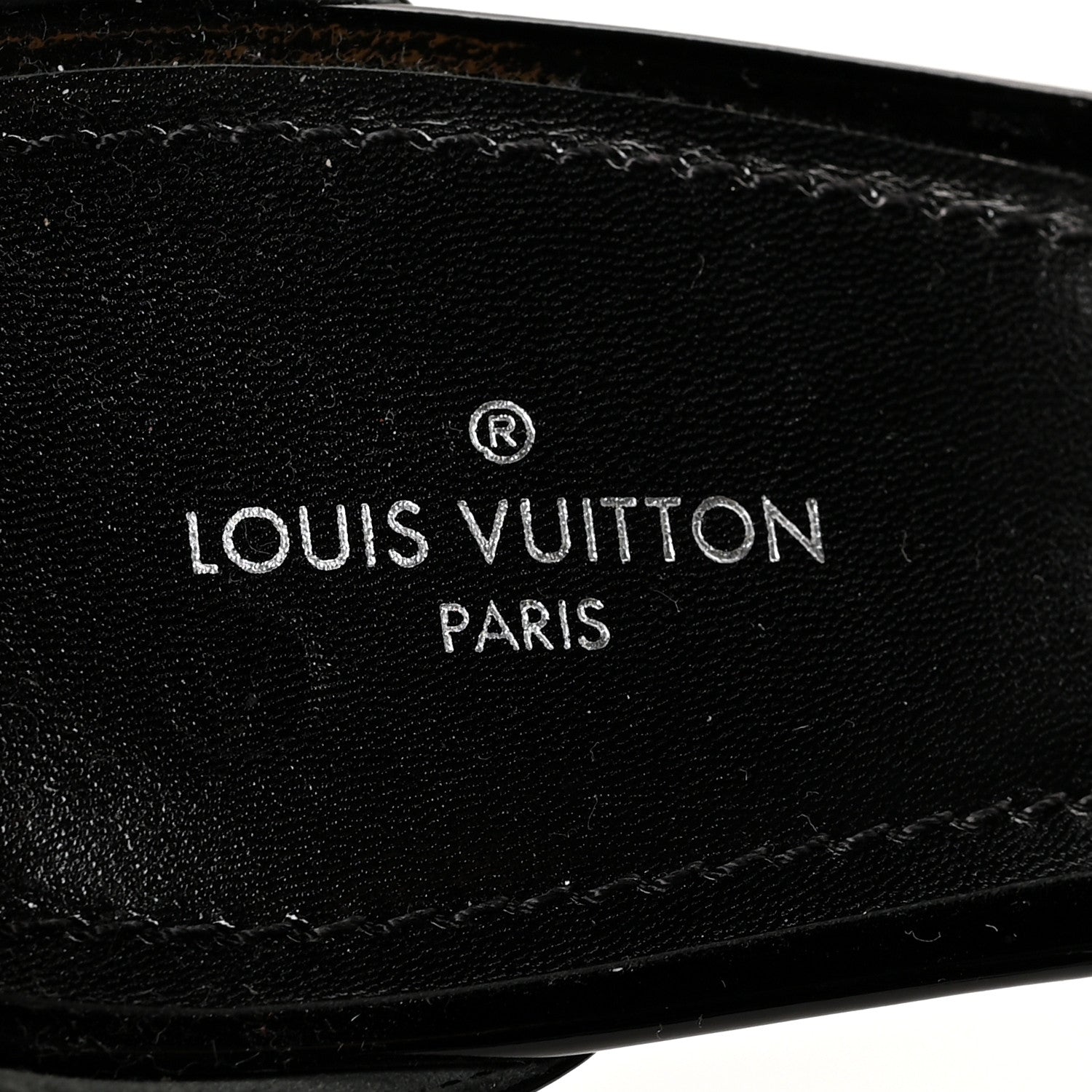 Louis Vuitton Patent Monogram Call Back Sandals 41 Black 6 of 7