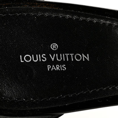 Louis Vuitton Patent Monogram Call Back Sandals 41 Black 6 of 7