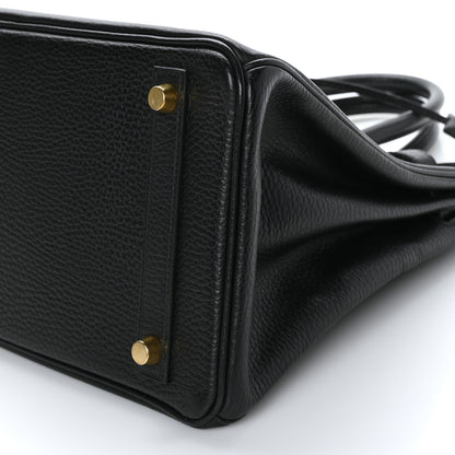 Hermes Ardennes Birkin 30 Black 8 of 9