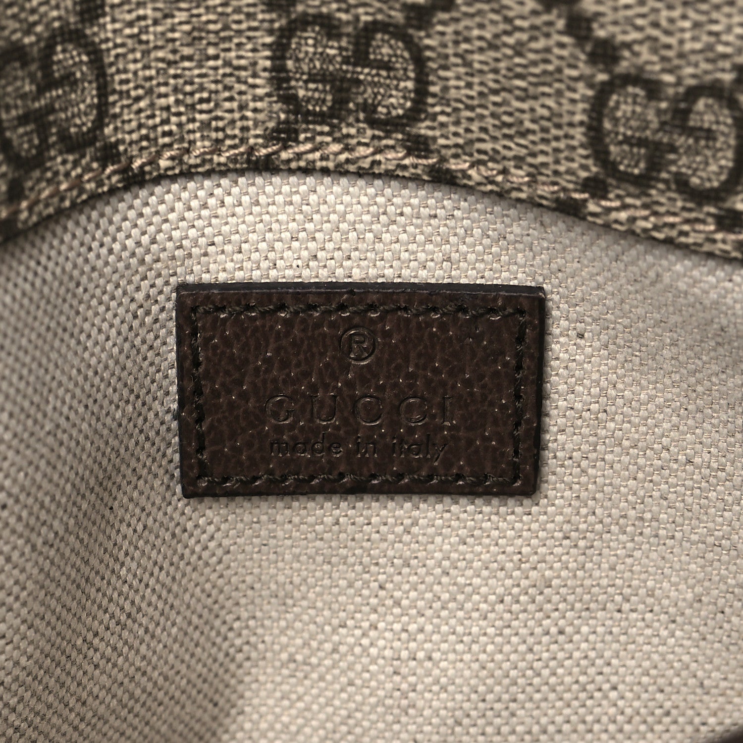 Gucci GG Supreme Monogram Neo Vintage Web Belt Bag Brown 6 of 9