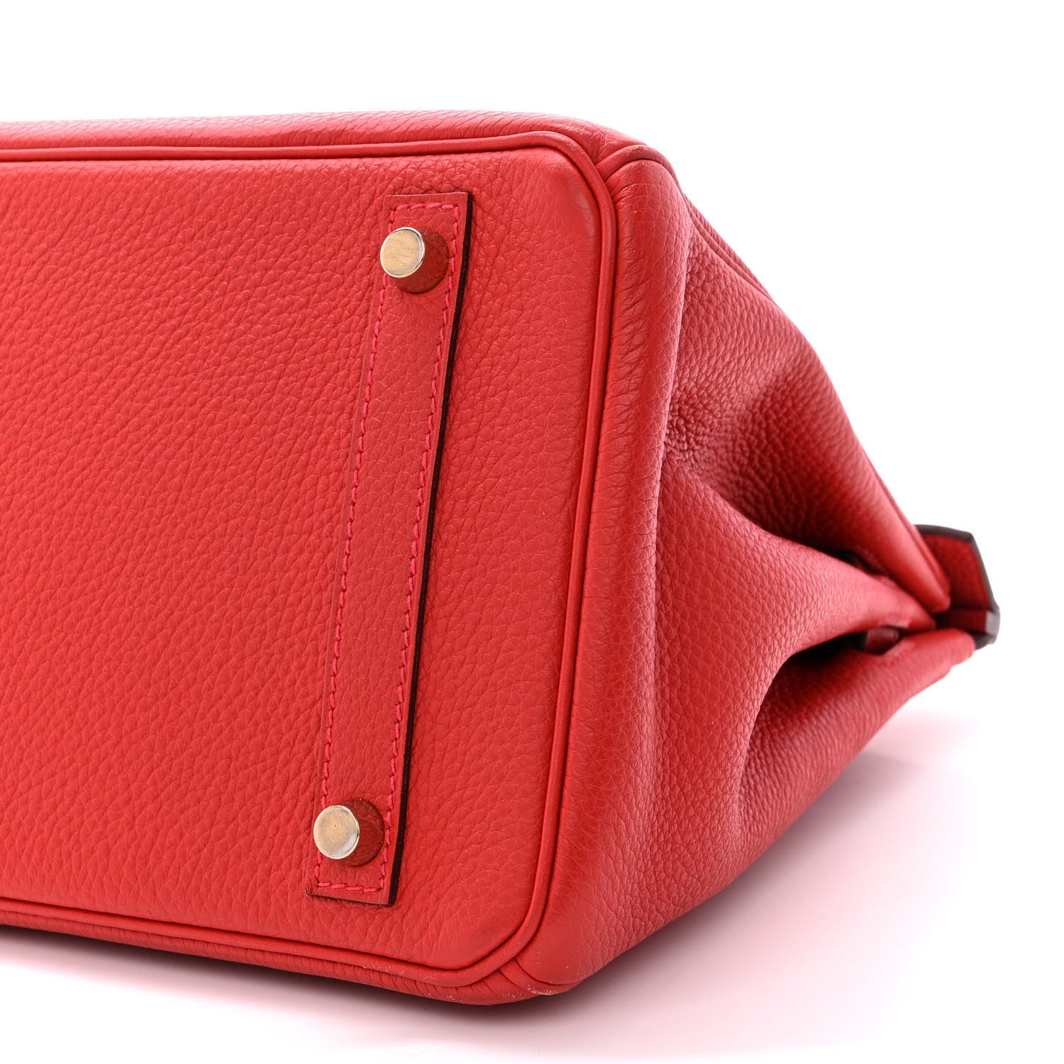 Hermes Togo Birkin 30 Rouge Casaque 10 of 11