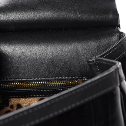 Dolce & Gabbana Eel Large Miss Sicily Satchel Black 10 of 16