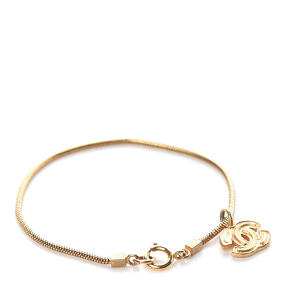 Chanel Snake Chain CC Bracelet Gold 1 of 4
