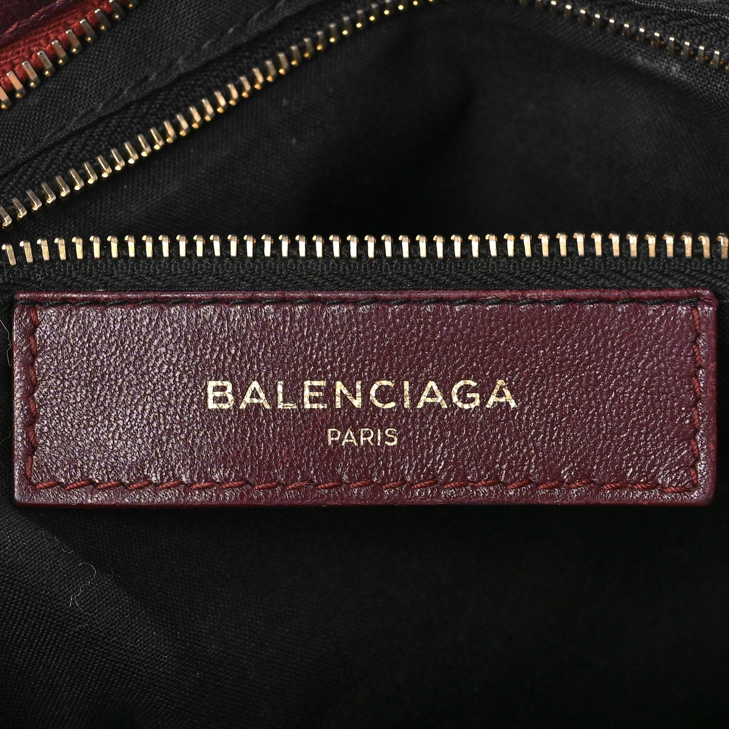 Chevre Gold Metallic Edge Hardware S City Cassis