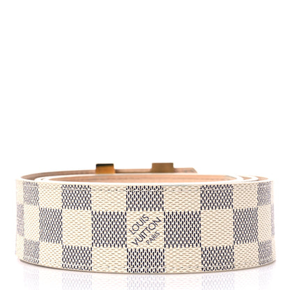 Louis Vuitton Damier Azur 40mm LV Initiales Belt 95 38 2 of 7