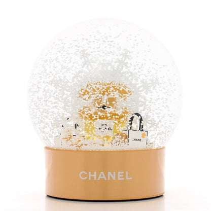 Chanel Glass N°5 Perfume Bottle Snow Globe 3 of 7