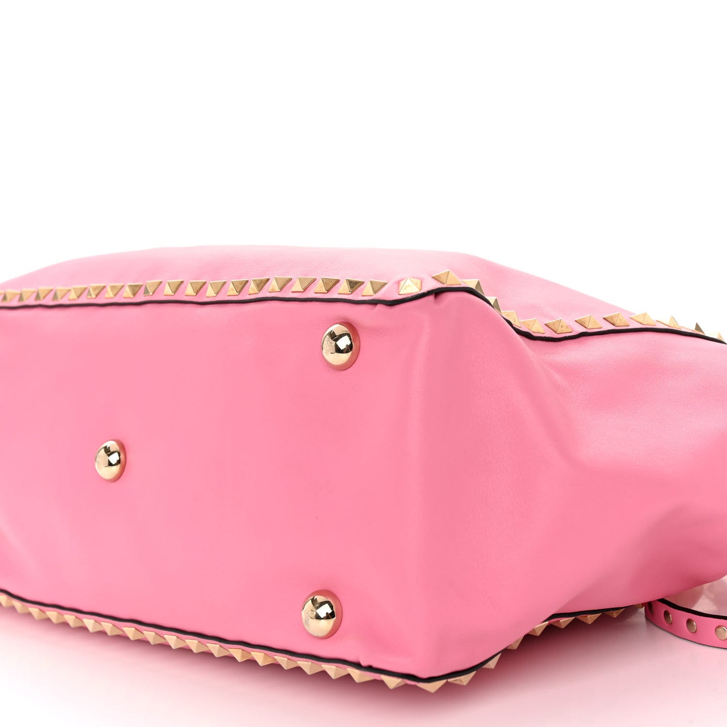 Vitello Medium Rockstud Tote Ninphea