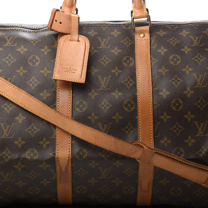 Louis Vuitton Monogram Keepall Bandouliere 55 10 of 22