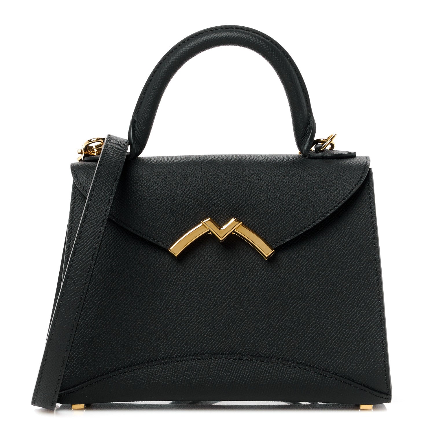Moynat Carat Calfskin Gabrielle BB Black 1 of 10