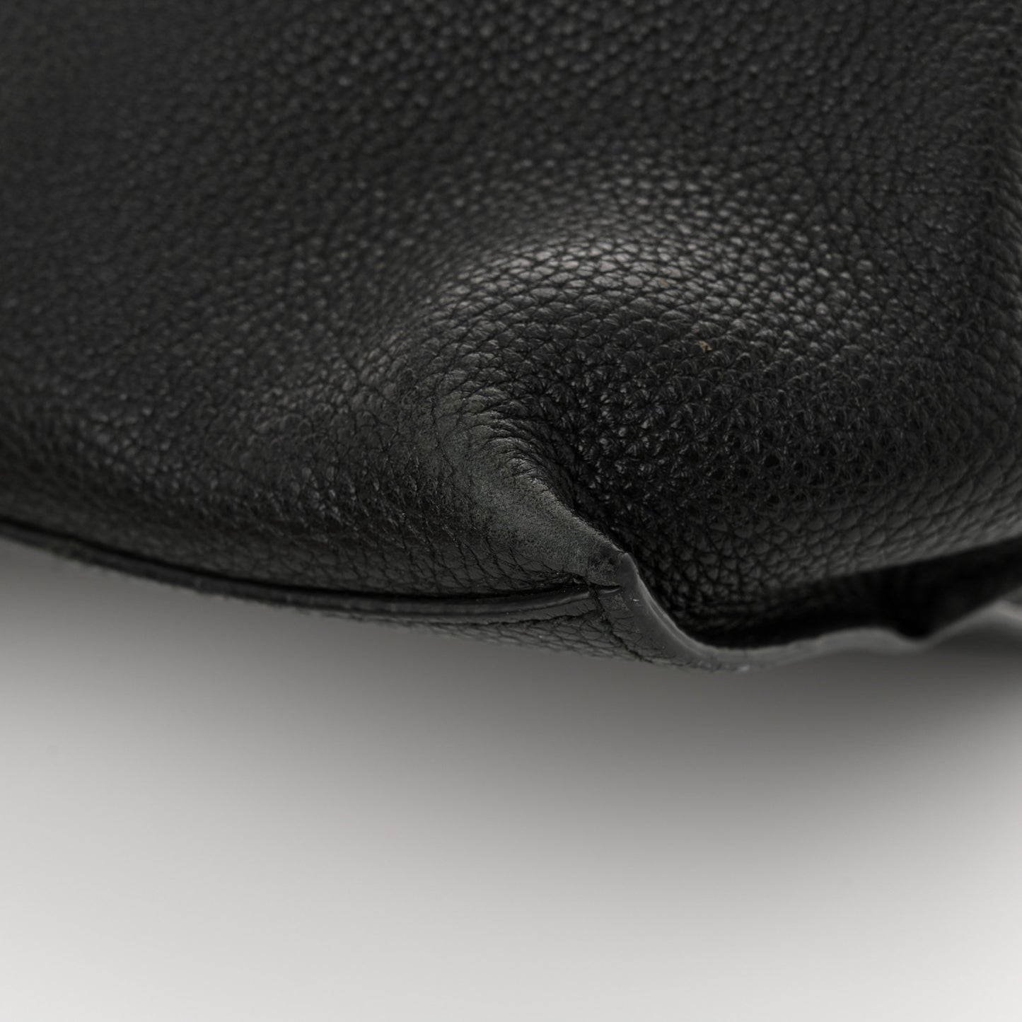 Cellarius Calfskin Large Bamboo Daily Top Handle Bag Black